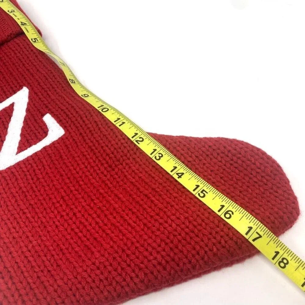 Target Wondershop Z Knit Monogram Christmas Stocking Red Wondershop™: 20